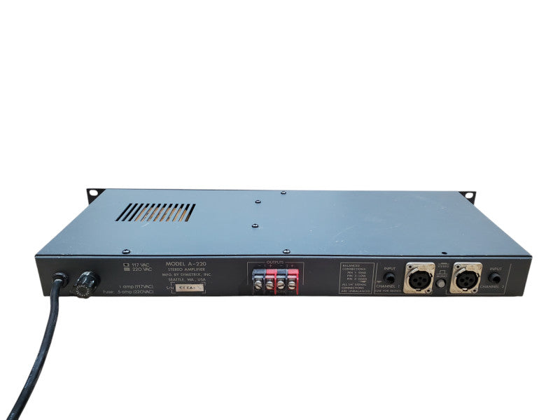 Symetrix A-220 Stereo Amplifier *READ*