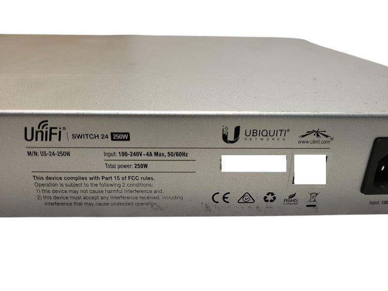 Ubiquity UniFi Switch 24 250W US-24-250W Switch  $