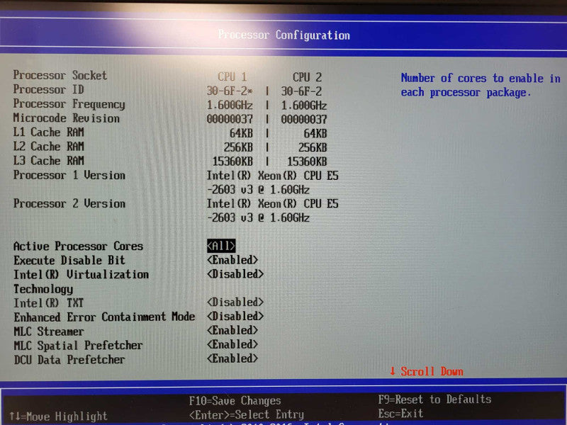 Intel R2308WTTYSR S2600WT 2x E5-2603v3 1.6GHz 32GB RAM No HDD3.5" 2U Server $