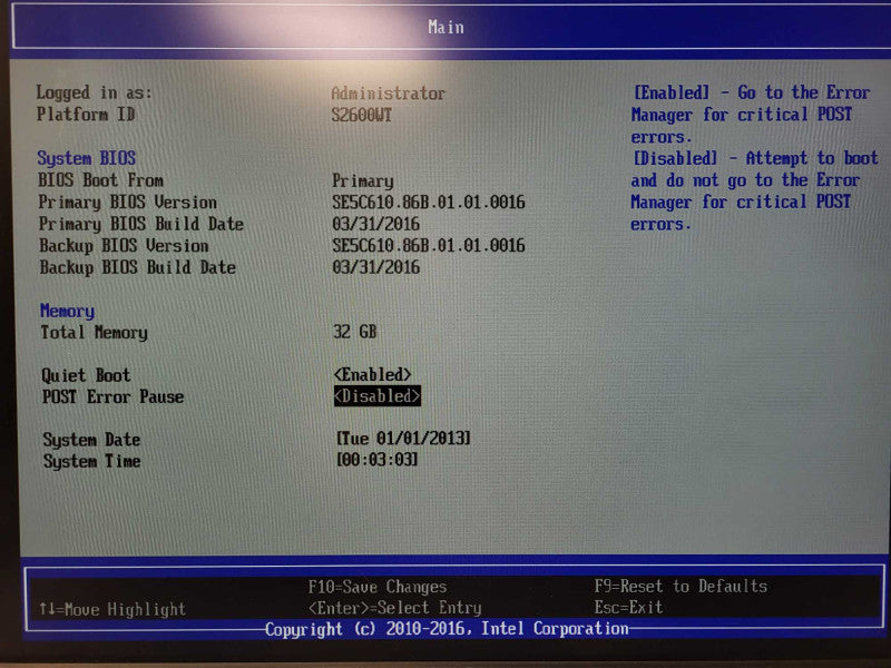 Intel R2308WTTYSR S2600WT 2x E5-2603v3 1.6GHz 32GB RAM No HDD3.5" 2U Server $