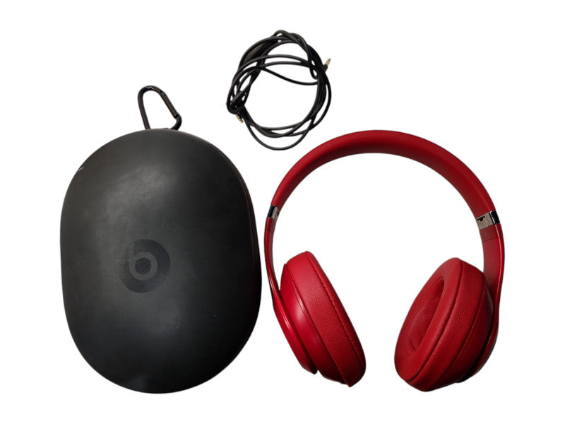 Beats Studio3 Wireless On-Ear Bluetooth Headphones RED w/ Case