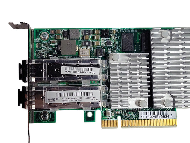 HP NC522SFP Dual Port NIC 468349-001 10G 10Gb SFP Server Adapter LP Bracket _