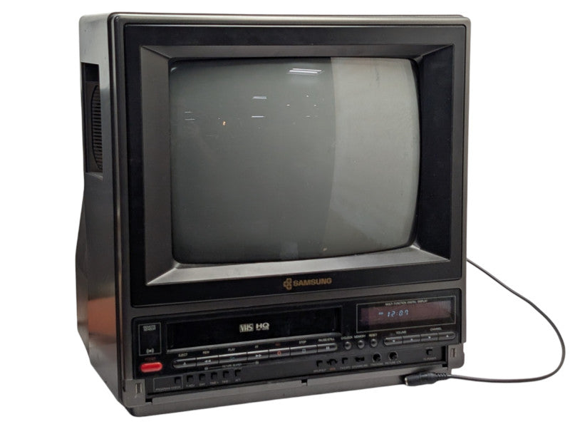 Samsung MVR-2000c 14 INCH CRT TV with VHS Player READ  -