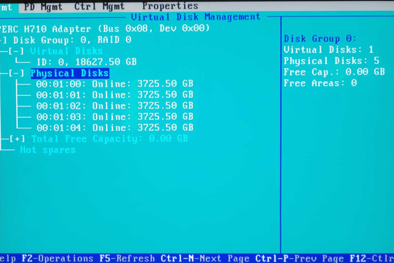 Dell PE T420 2x Xeon E5-2420 1.90GHz 192GB RAM H710 2xPSU, 5x 4TB HDDs READ _