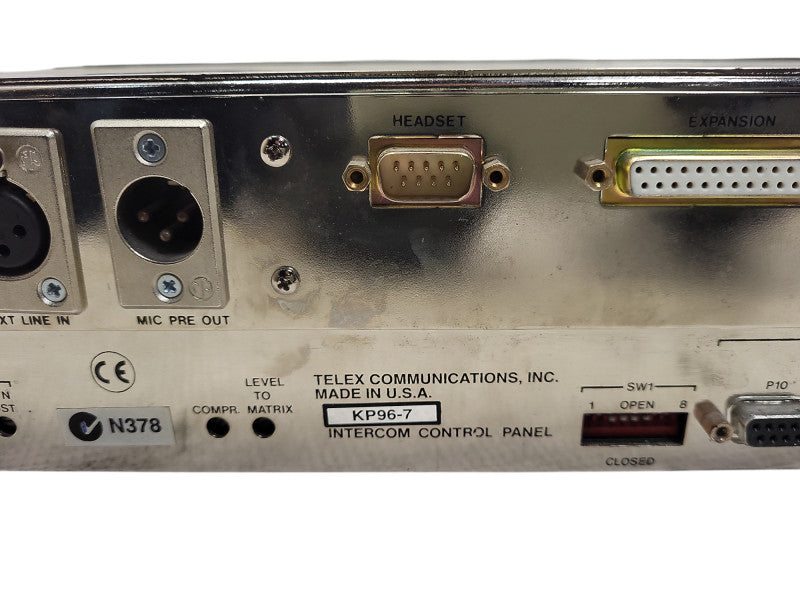 RTS by Telex Matrix Intercom System KP96-7 Intercom Control Panel READ Q$