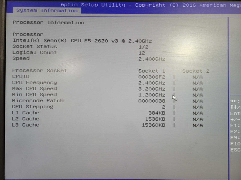 Lenovo ThinkServer TD350, 1x Xeon E5-2620 v3 @ 2.40GHz 32GB DDR4, No HDD !