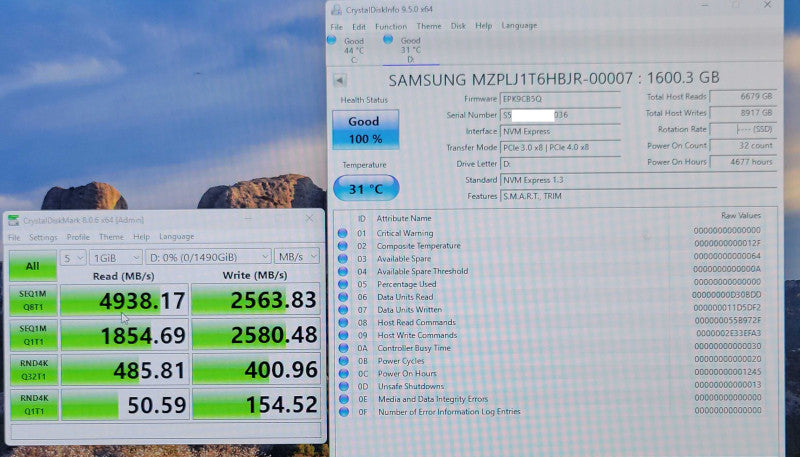 Samsung SSD PM1735 HHHL 1.6TB MZ-PLJ1T60 M2PLJ1T6HBJR-00007 _
