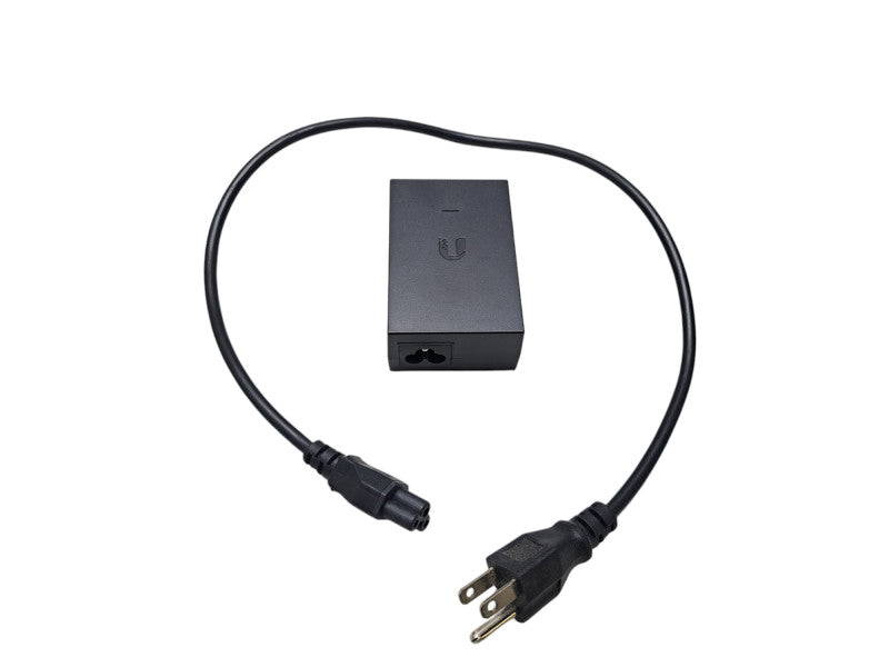 Ubiquiti POE-48-24W-G | 48V Gigabit PoE 0.5A Injector w/ Power Cord