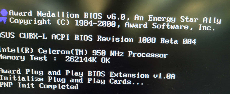 Intel Celeron 950MHz 256MB SDRAM ASUS CUBX-L ATi Radeon 7000 64MB AGP 300W  %