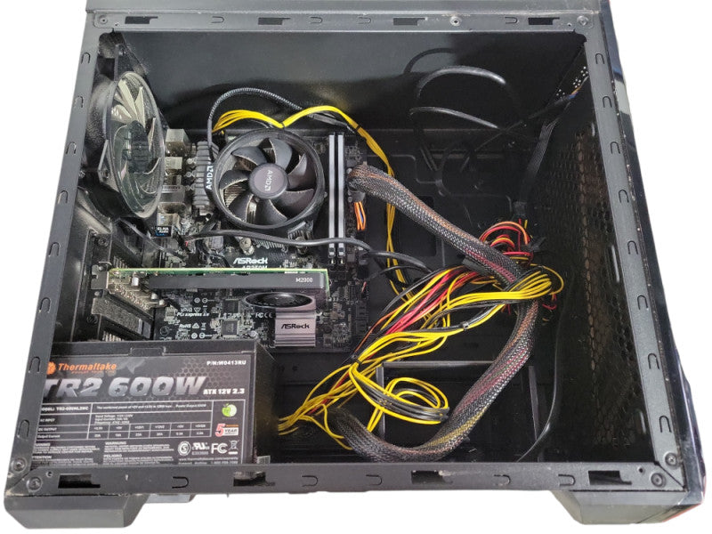 Custom/AsRock Tower PC, AMD Ryzen 5 1600 6C, 16GB DDR4 QUADRO M2000 GPU !