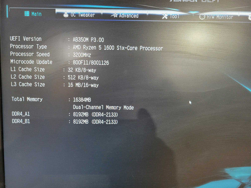 Custom/AsRock Tower PC, AMD Ryzen 5 1600 6C, 16GB DDR4 QUADRO M2000 GPU !
