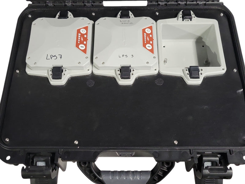 Nanuk 925 Waterproof 3-bay Hard Case Aeryon SkyRanger w/ 2x Batteries, READ _
