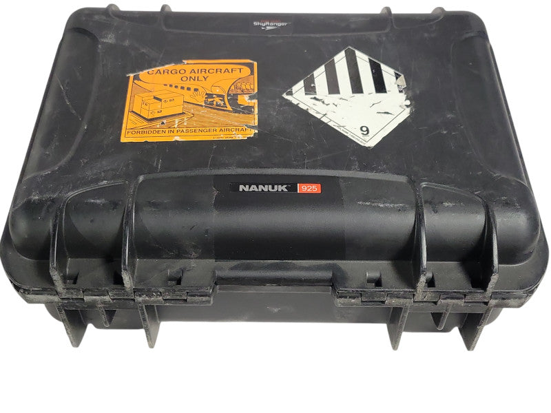 Nanuk 925 Waterproof 3-bay Hard Case Aeryon SkyRanger w/ 2x Batteries, READ _