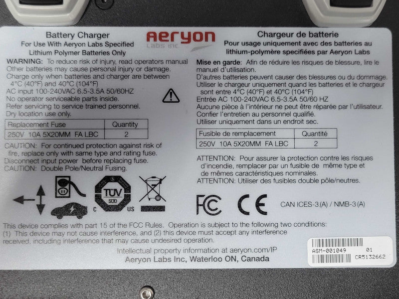 Nanuk 925 3-bay Charging Hard Case Aeryon SkyRanger w/ 3x Batteries, READ _