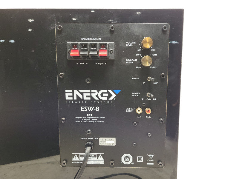 Energy ESW-8 Powered 8" Subwoofer - Fully Tested $