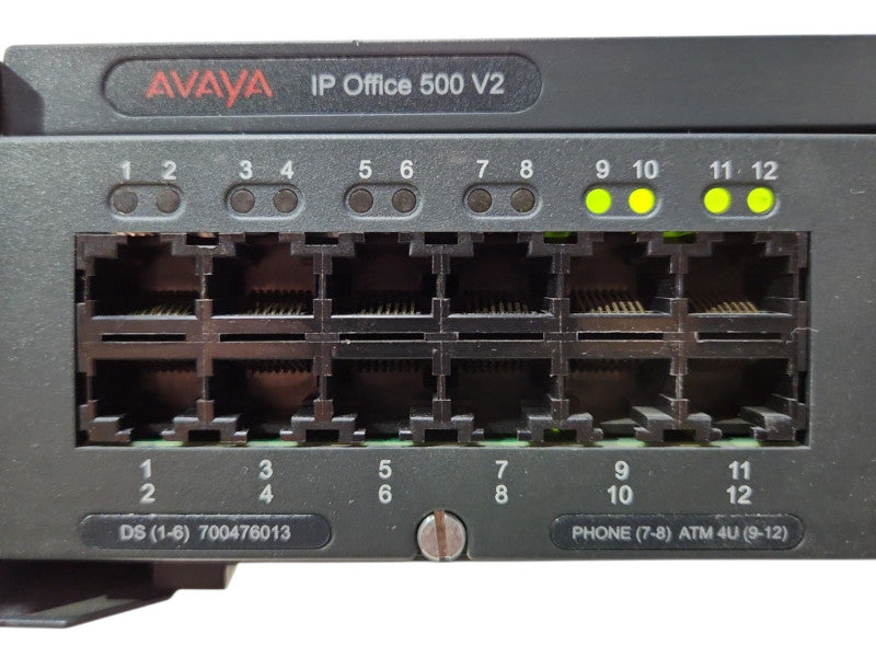Avaya IP Office 500 V2 Control Unit w/ 4x 700476013, READ