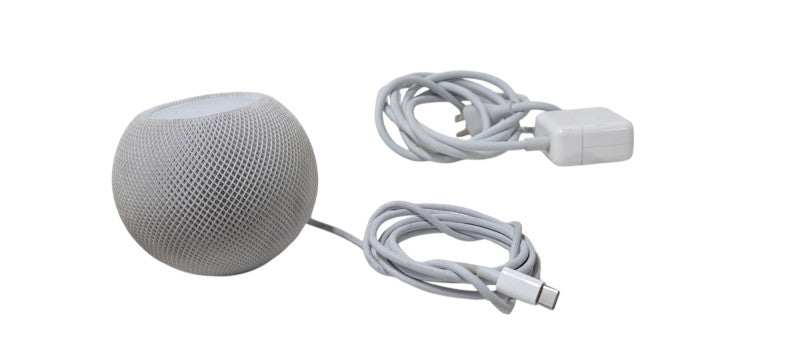 Apple HomePod Mini White A2374 W/ Power Adapter