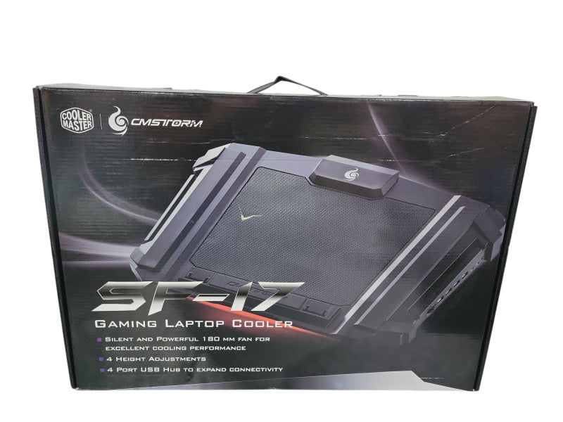 COOLER MASTER SF-17 Gaming Laptop Cooling Pad with 180mm Fan !