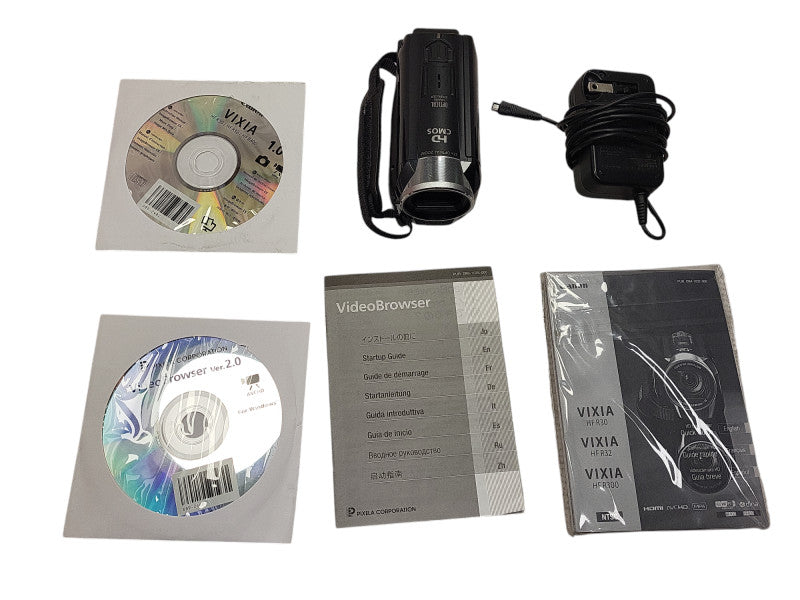 Canon VIXIA HF R32 Full HD Camcorder No memory card $