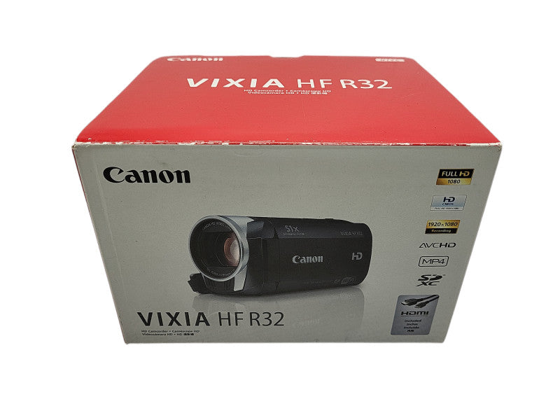 Canon VIXIA HF R32 Full HD Camcorder No memory card $