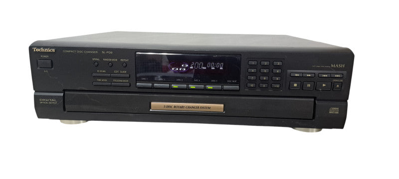 Vintage Technics SL-PD9 5-Disc CD Changer Player Carousel