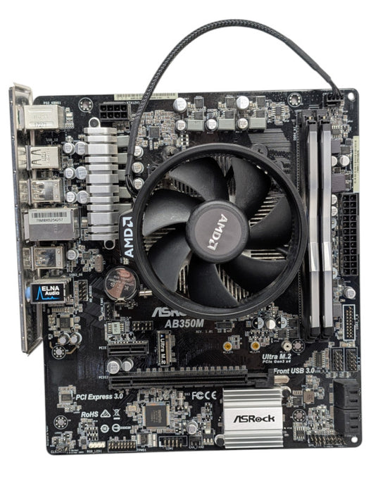 ASRock AB350M with AMD Ryzen 5 PRO 3600 & 16GB RAM Combo  -