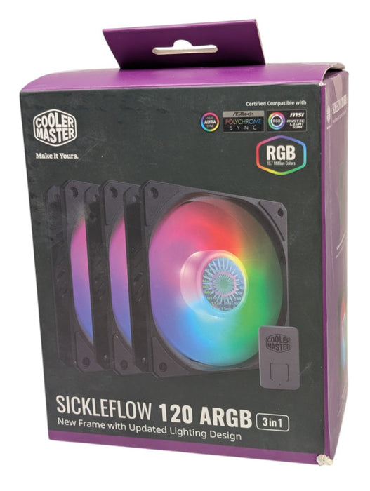 3x Hyper 212 RGB Black Edition CPU Coolers with Pack of 3 120mm ARGB Fans  -