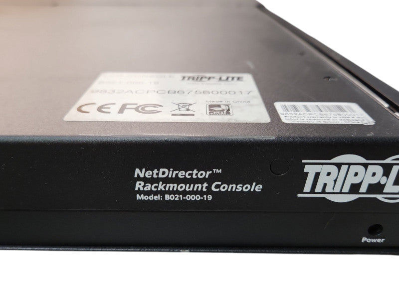 Tripp-Lite B021-000-19 NetDirector 1U Rackmount Console 19" LCD Display