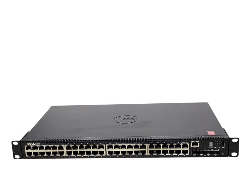 Dell Networking N1548 48 Port Gigabit Ethernet Switch 4x SFP+ w/ Ears, READ _