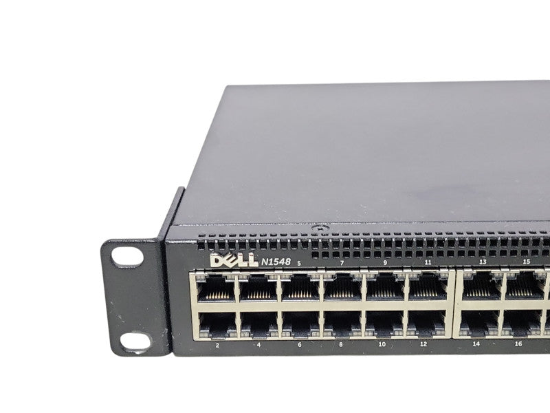 Dell Networking N1548 48 Port Gigabit Ethernet Switch 4x SFP+ w/ Ears, READ _