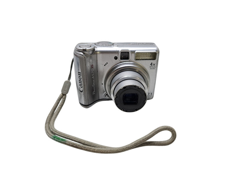Canon PowerShot A570 7.1MP Digital Camera Silver | Tested Working *READ*