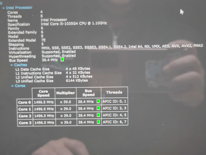 Acer Spin 5 SP512-54N i5-1035G7 16GB RAM 256GB SSD READ  β Lap200