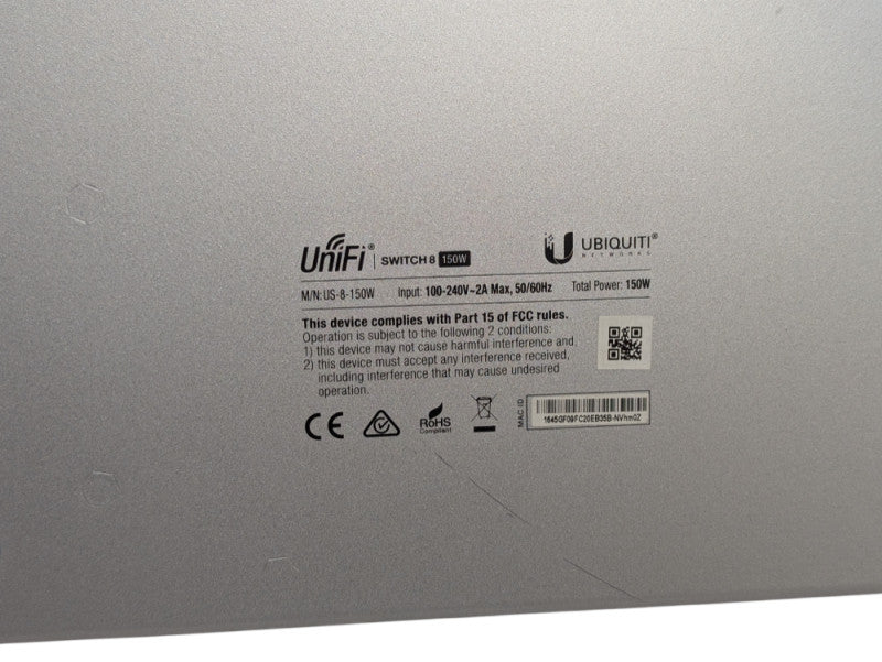 Ubiquiti UniFi Switch 8 150W US-8-150W Please READ  -