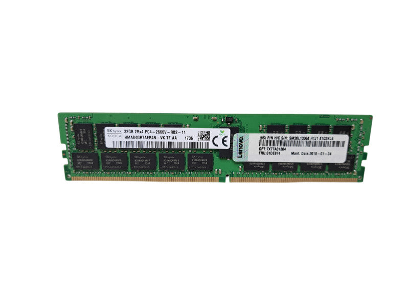 SK Hynix 32GB 2Rx4 PC4-2666V-RB2-11 | DDR4 Server Memory Q