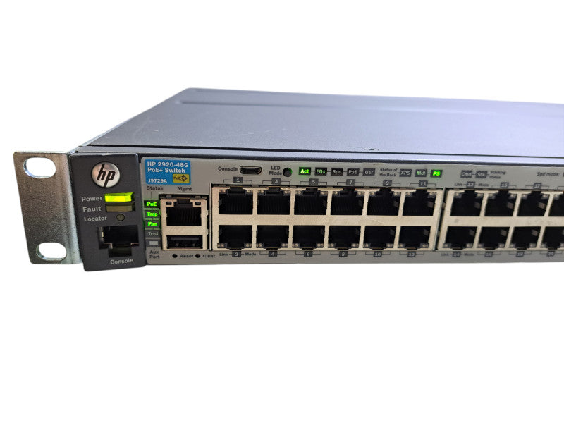 HP 2920-48G PoE+ J9729A | 48-Port Gigabit PoE+ Managed Switch w/ 4x SFP
