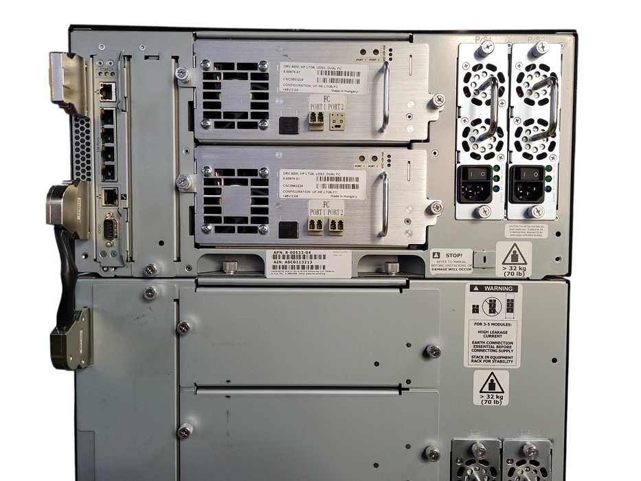 Quantum Scalar i500 Tape Library w/ 3x LTO6 8-00976-01 READ $