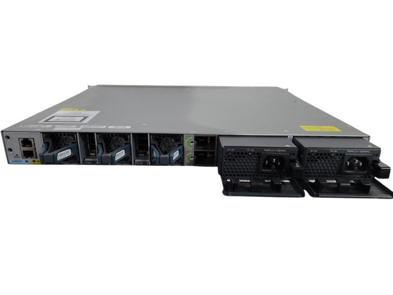 Cisco WS-C3850-48U-S 48-Port PoE Network Switch 2x PSU !