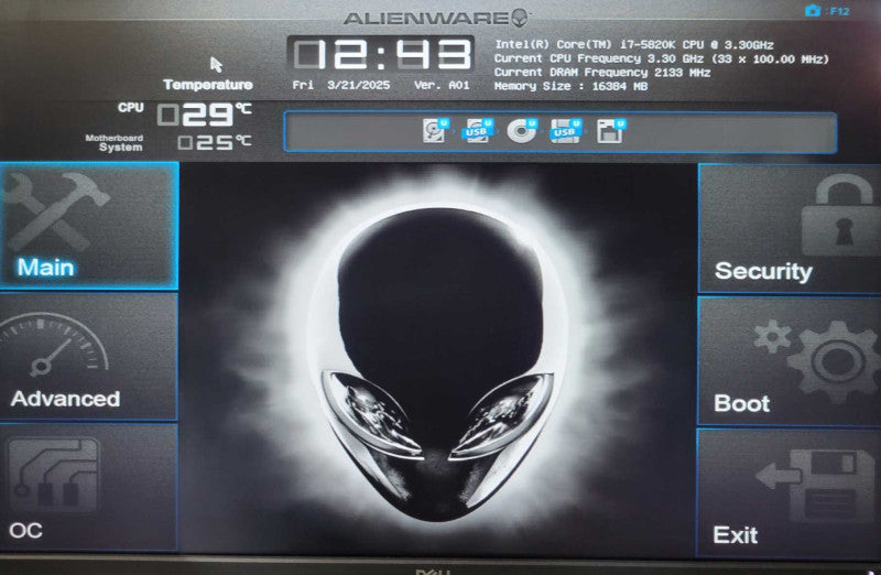 Alienware Gaming PC Core i7-5820K 3.30Ghz 16GB RAM GTX 770 4TB HDD, 850W _