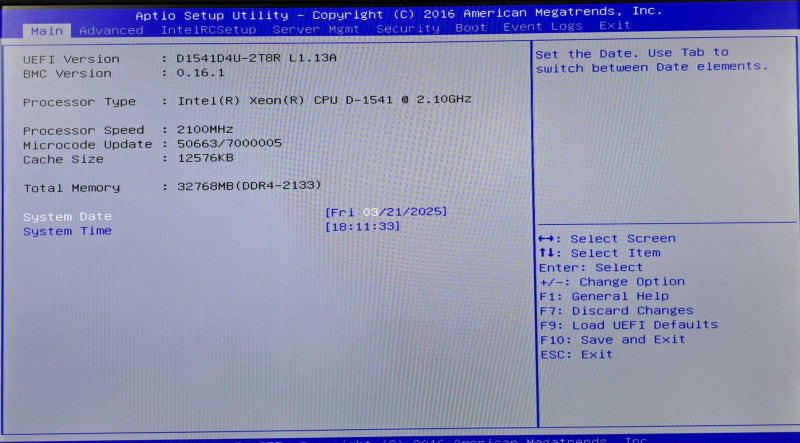 Datto Siris 3 1U Server S3P1000 | Xeon D-1541@2.10GHz, 32GB DDR4, No HDD's