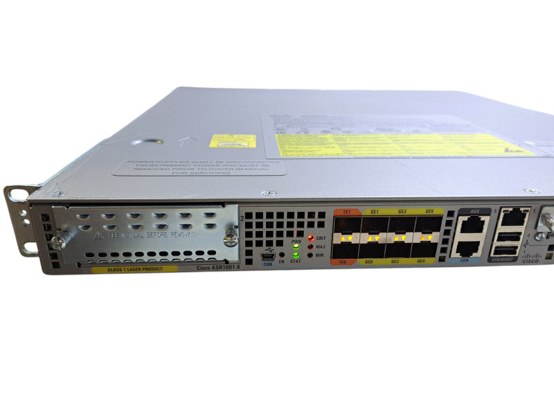 Cisco ASR1001-X V03 | Aggregation Services Router 6x Gigabit SFP w/ Dual AC