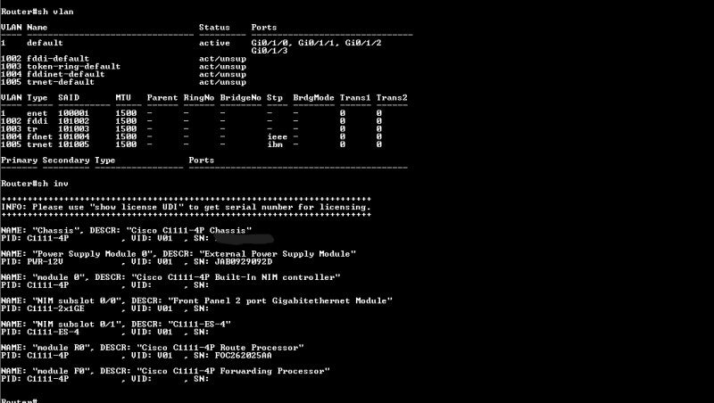 Cisco ISR 1100 Series C1111-4P V01 Services Integrated Router