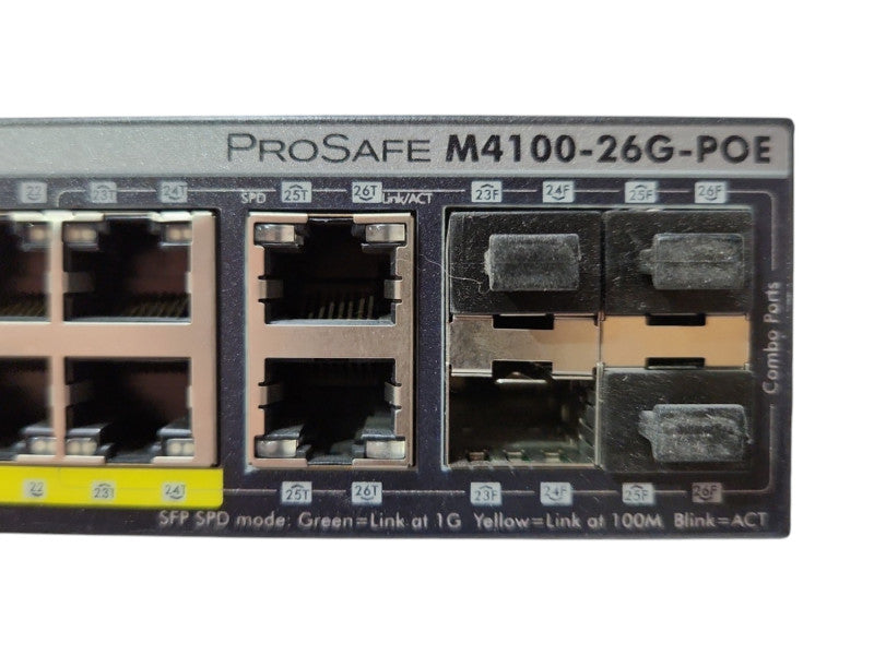 Netgear ProSafe M4100-26G PoE 26 Port Gigabit PoE Managed Switch