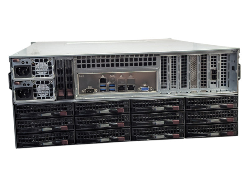 Supermicro 847-12 X11DHP-T 2x Intel Silver 4110 96GB RAM  -