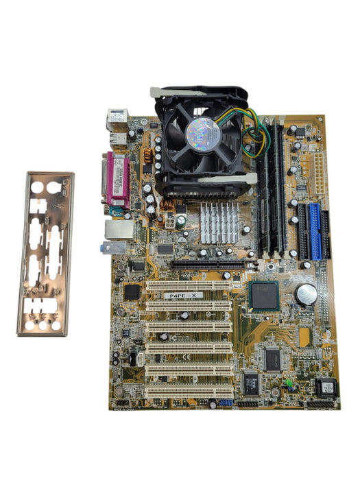 Vintage Intel Pentium 4 2000Mhz ASUS P4PE-X 1GB DDR RAM + I/O Plate %