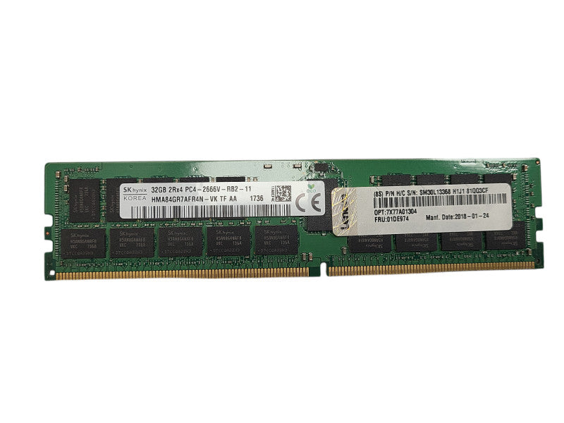 SK Hynix 32GB PC4-2666V-R Server Memory Q$
