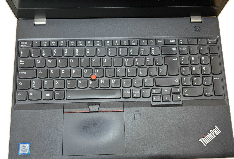 Lenovo ThinkPad P52s i7-8550U QUADRO P500 2GB GPU 16GB 256SSD French READ!  Lap200