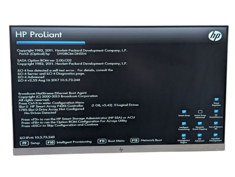 HP ProLiant ML350p Gen8 2x Intel E5-2680 v2 32GB RAM Tower Server  -