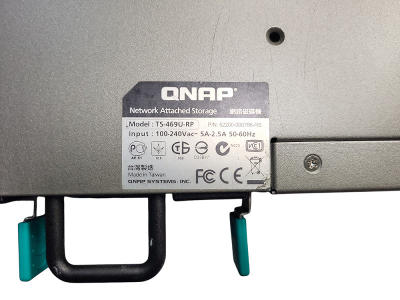 QNAP TS-469U-RP 1U 4 Bay NAS, 1x 6TB HDDs $