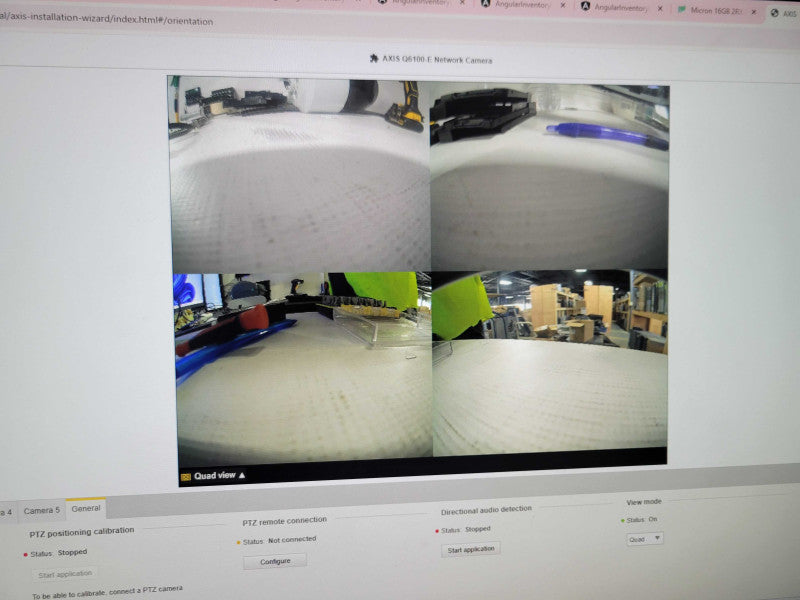 Axis Q6100-E 60Hz Quad-Cam Outdoor Dome Security Camera _