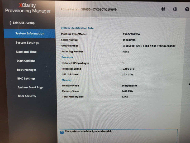 Lenovo SR650 2U Server| 1x Xeon Gold 5115 @2.40GHz, 32GB DDR4, 2x 750W $
